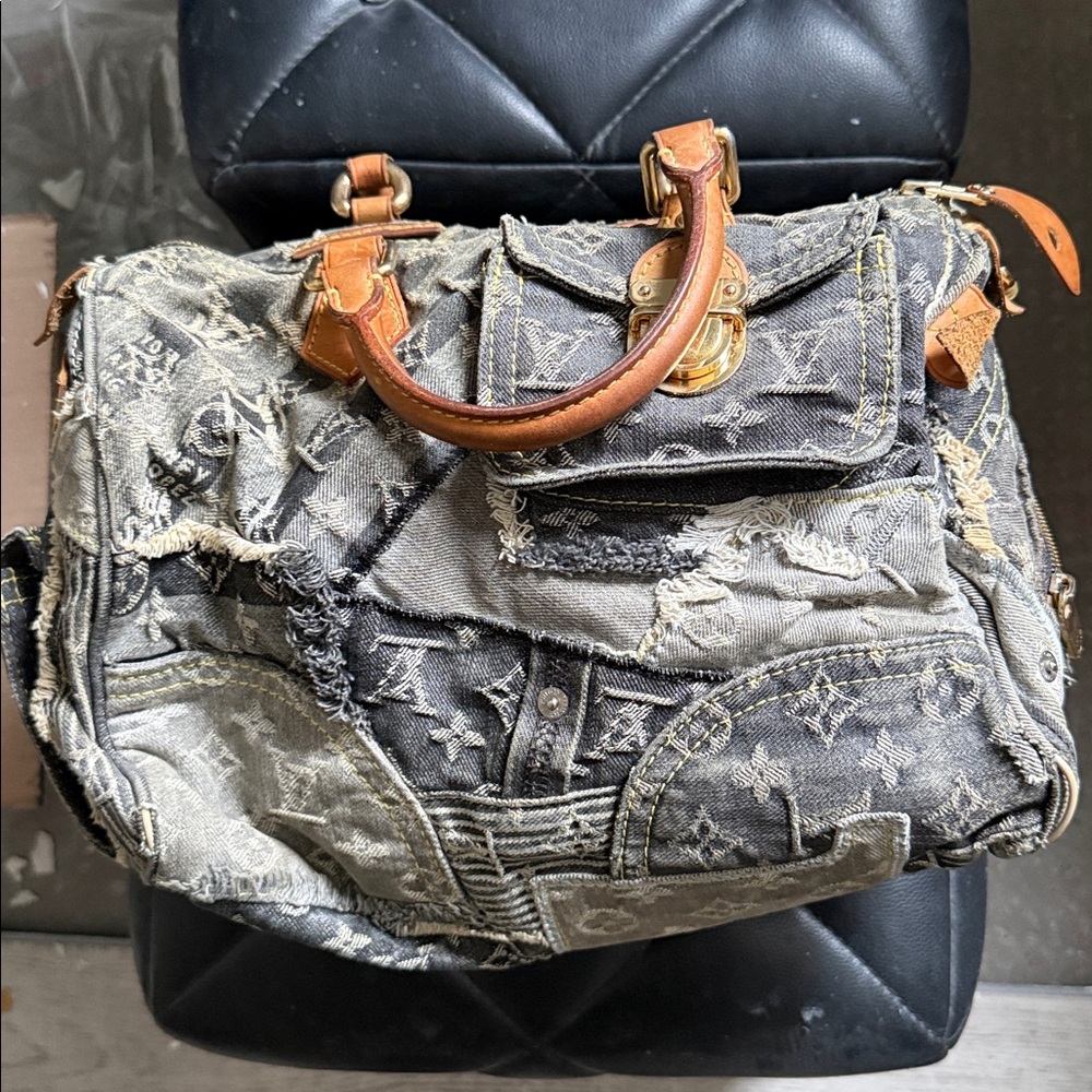 Louis Vuitton Monogram Canvas Bag - Brown and Gold